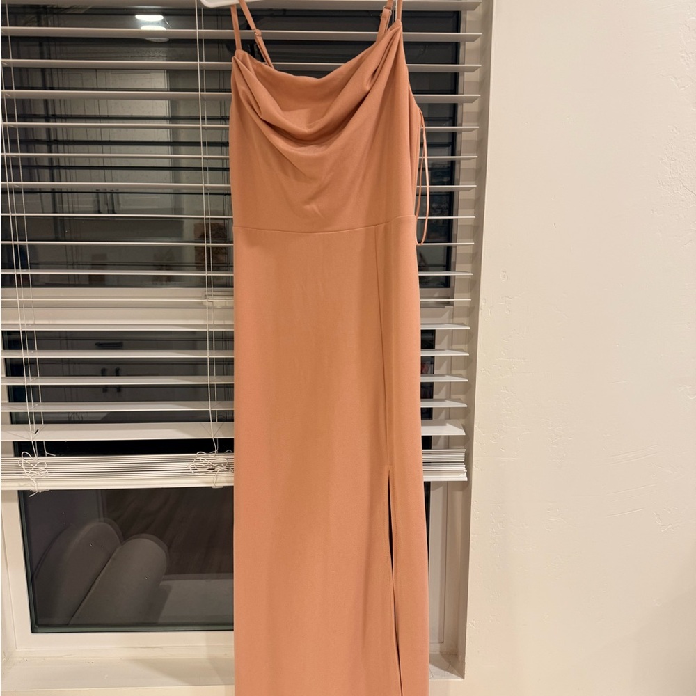 Dusty Rose Spaghetti Strap Dress